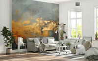 Gilded Horizon Wall Mural - Wallanza