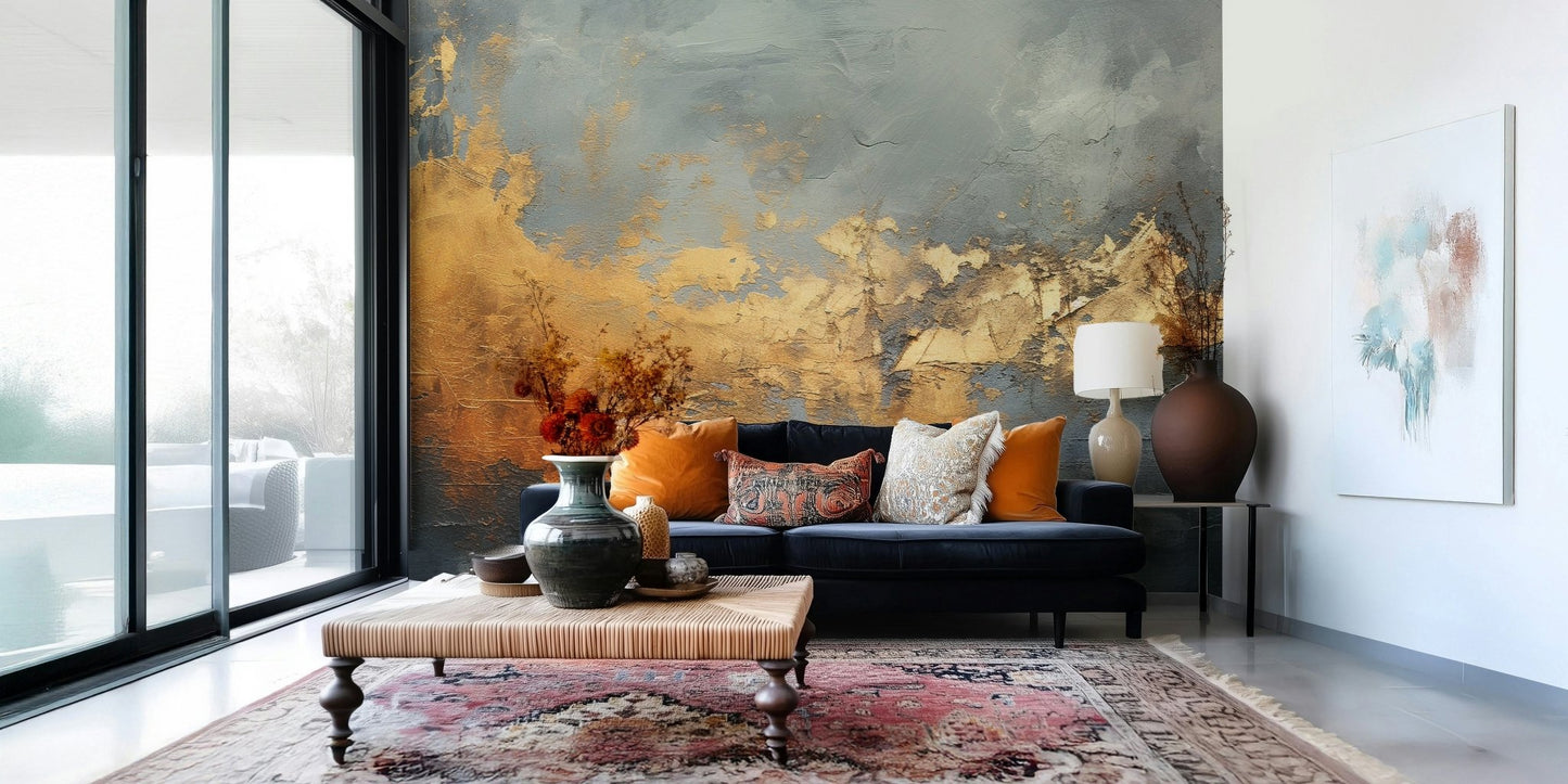Gilded Horizon Wall Mural - Wallanza