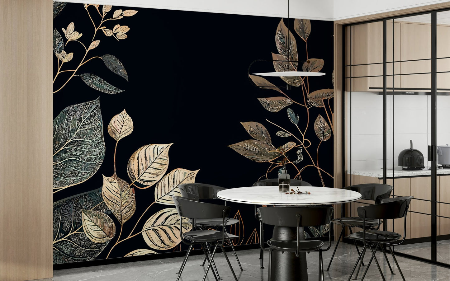 Golden Autumn Wall Mural - Wallanza
