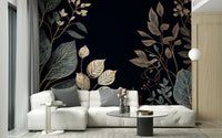 Golden Autumn Wall Mural - Wallanza