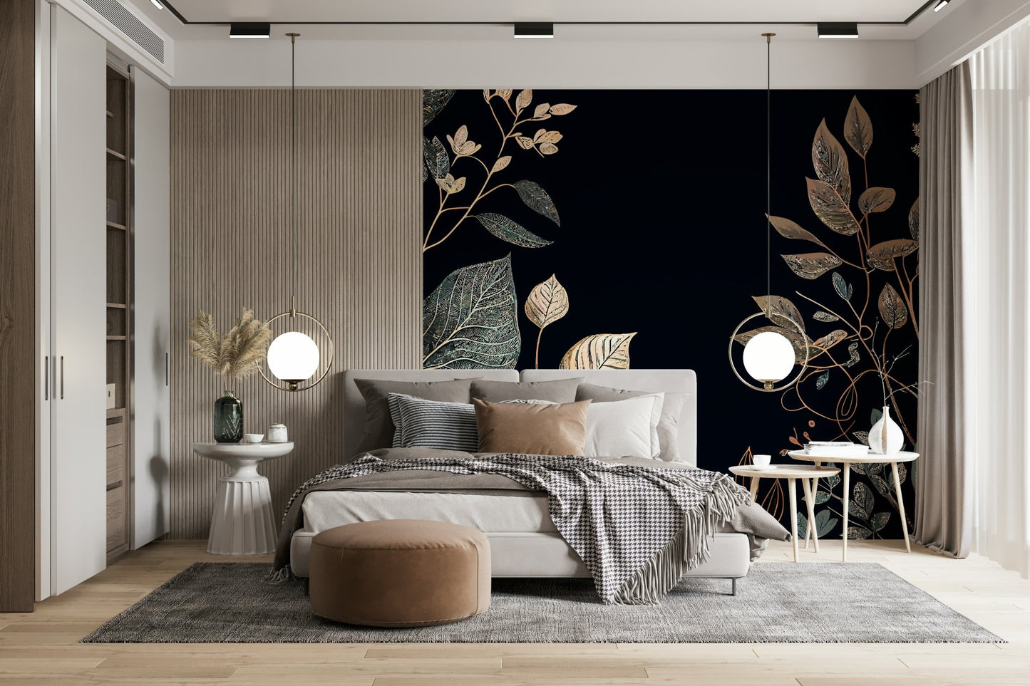 Golden Autumn Wall Mural - Wallanza