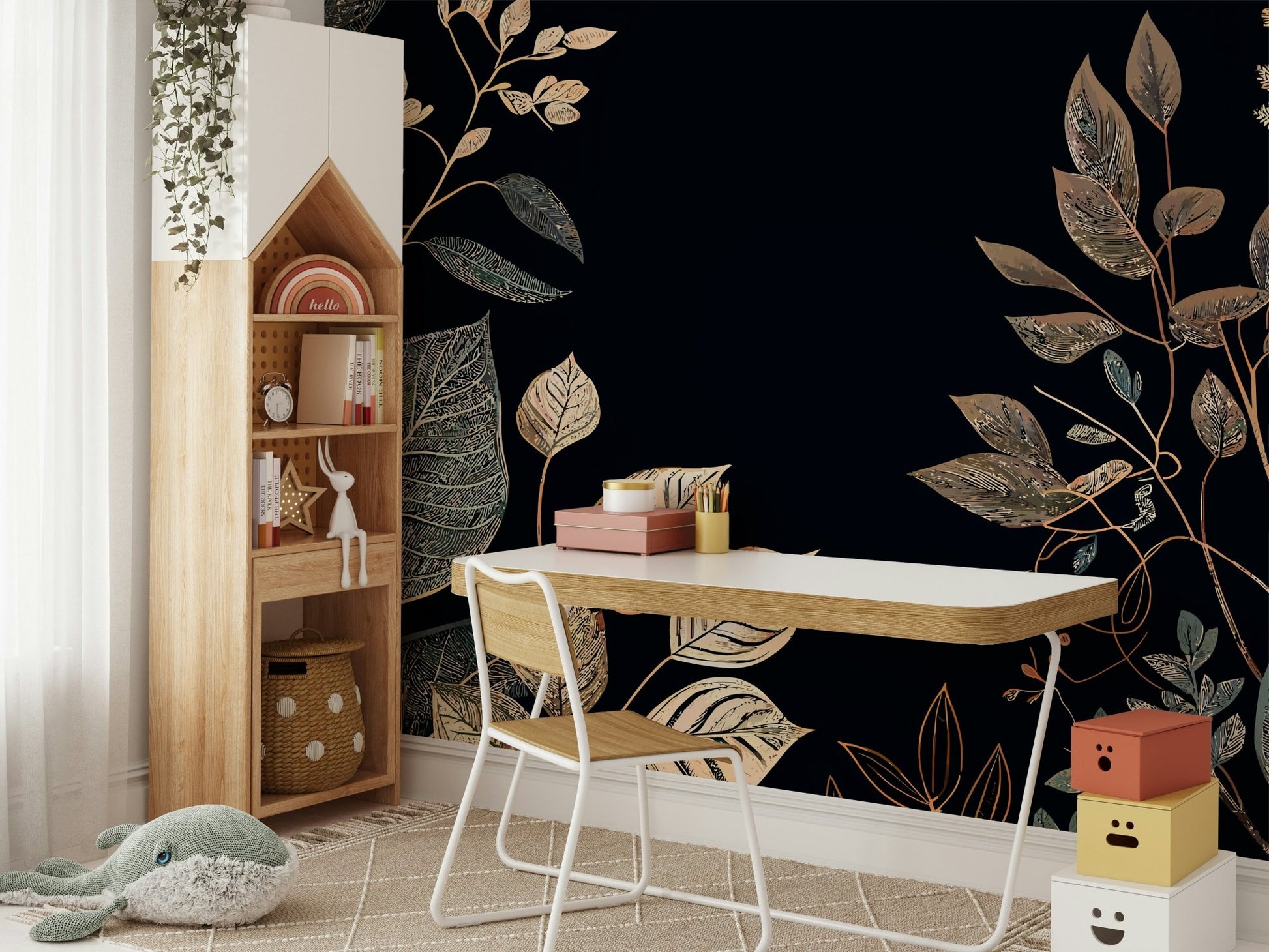 Golden Autumn Wall Mural - Wallanza