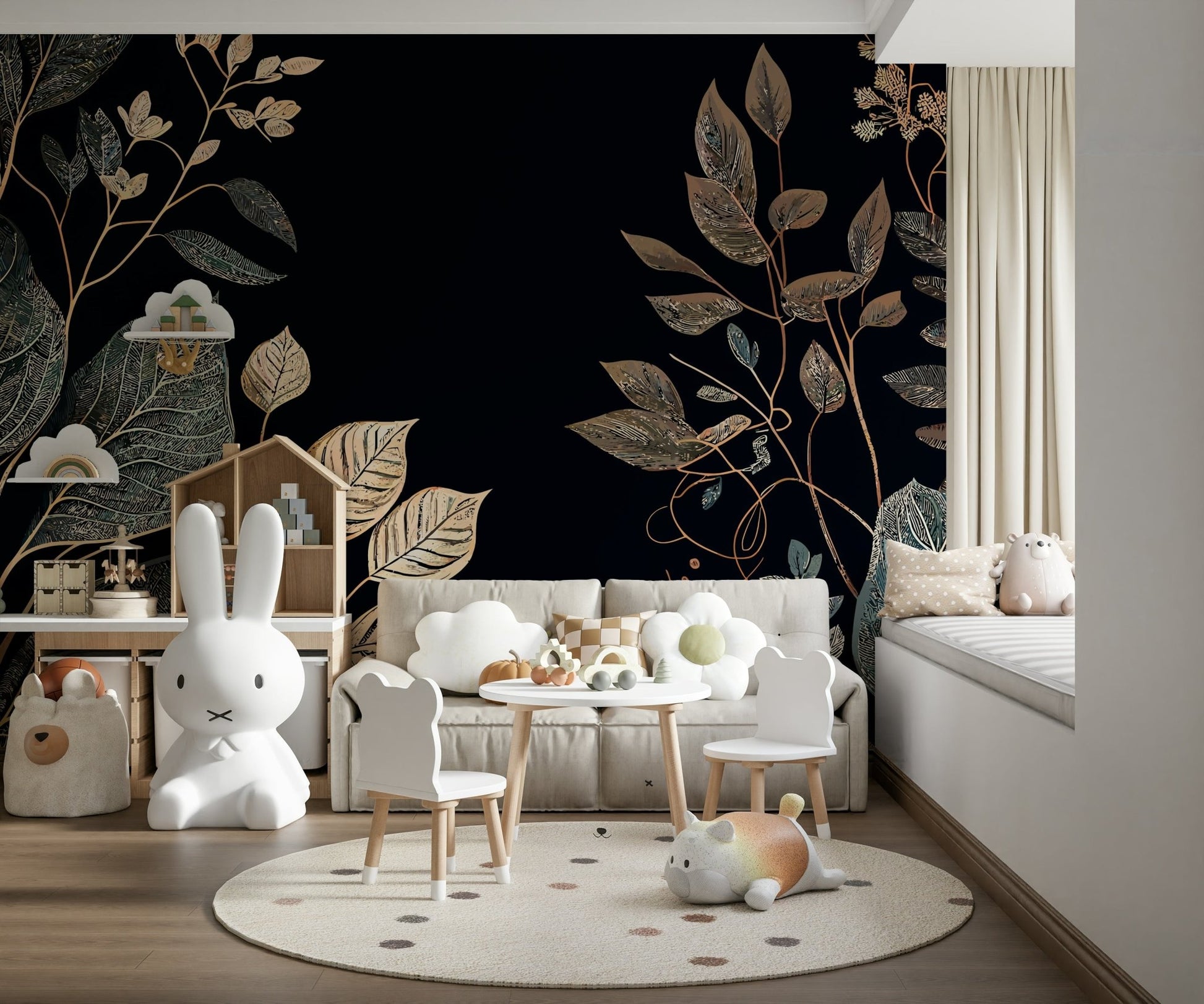 Golden Autumn Wall Mural - Wallanza