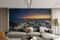 Golden Hour Ocean Wallpaper - Wallanza