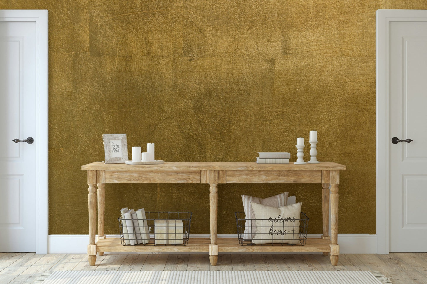 Golden Patina Wall Mural - Wallanza