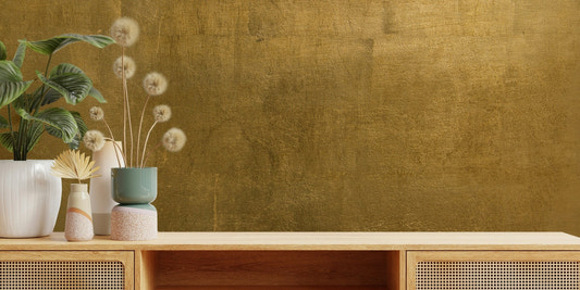 Golden Patina Wall Mural - Wallanza