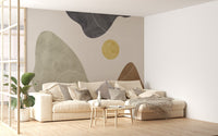 Golden Sun Wallpaper Mural - Wallanza