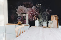 Gothic Garden Delight Wallpaper Mural with Enchanted Vibe