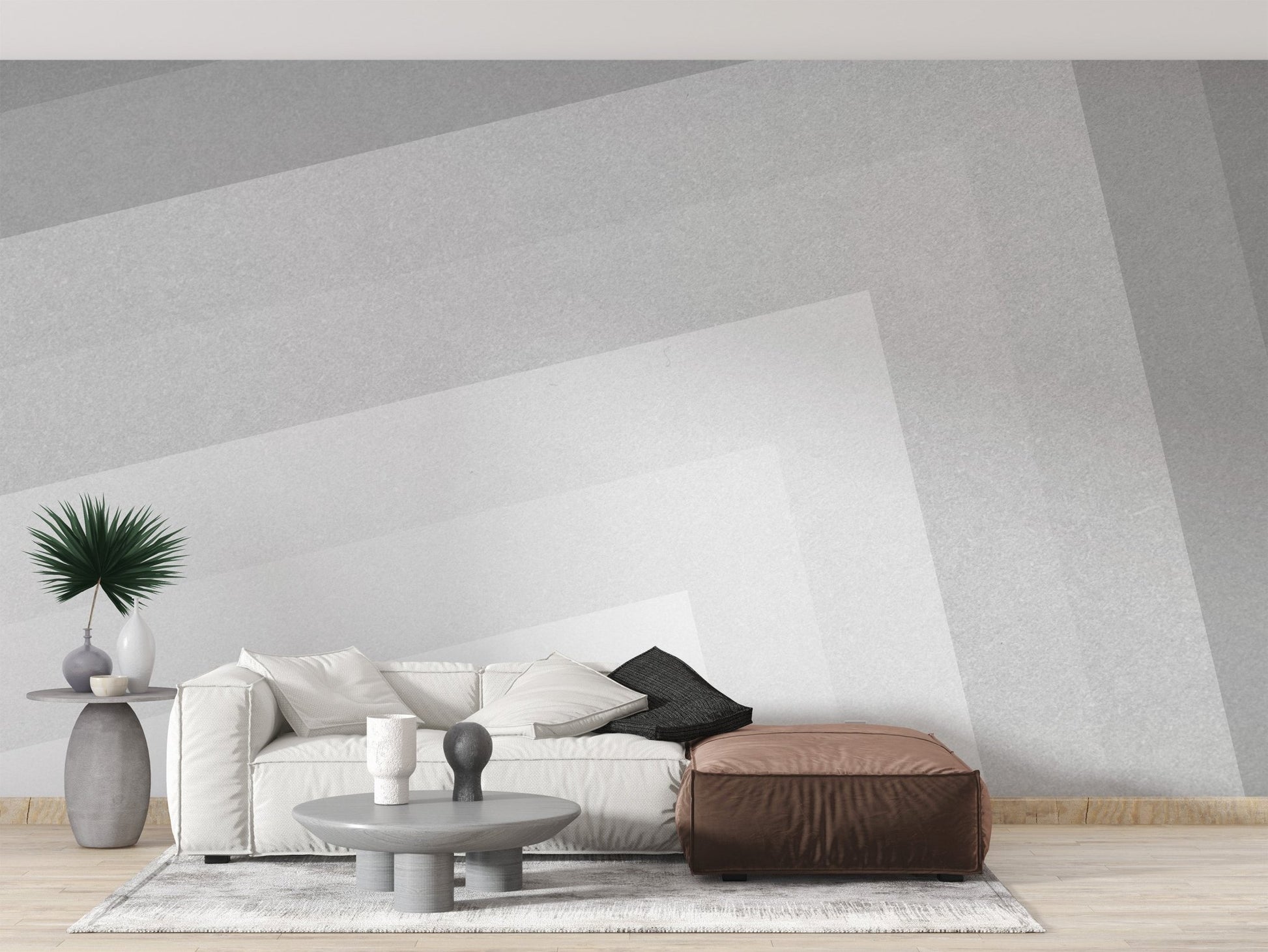 Interior wall mural with elegant gradient
