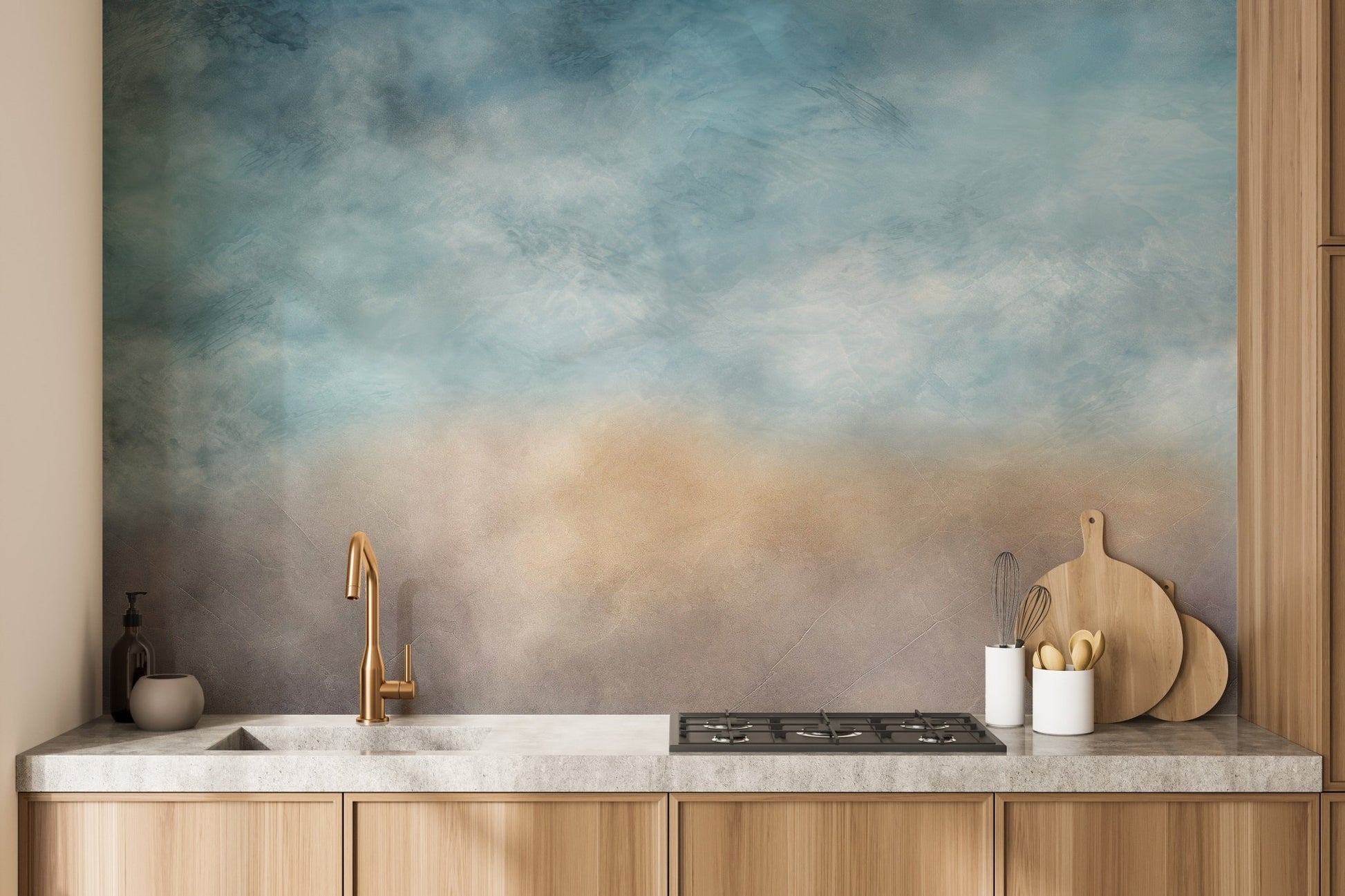 Gray Cloud Ombre Wallpaper - Wallanza