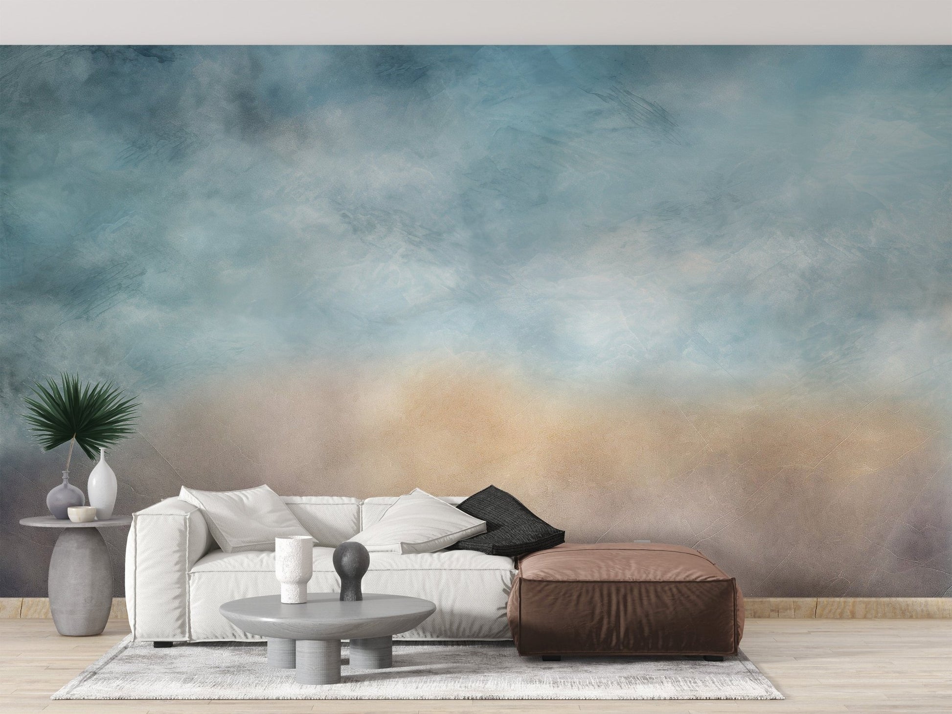 Gray Cloud Ombre Wallpaper - Wallanza