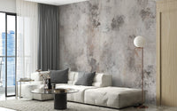 Gray Concrete Wall Mural - Wallanza
