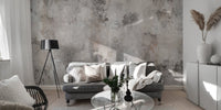 Gray Concrete Wall Mural - Wallanza