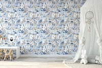 Greek Island Houses Wall Mural - Wallanza