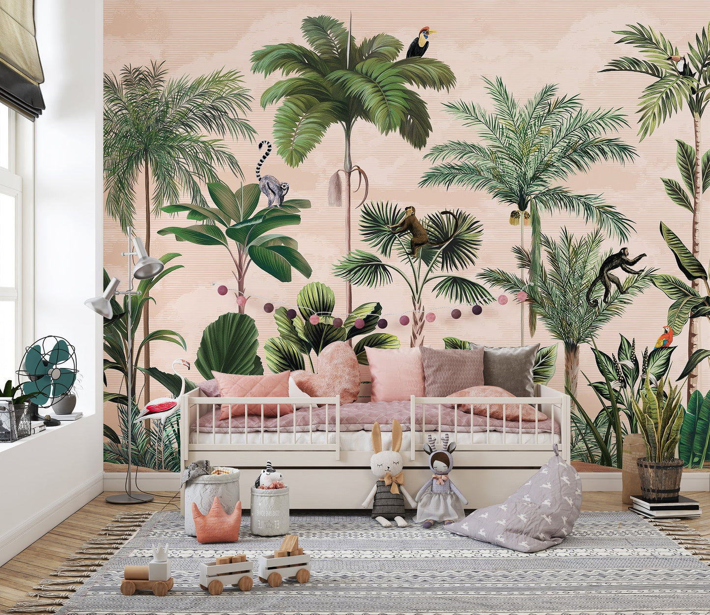 Green Forest Wallpaper Mural - Wallanza