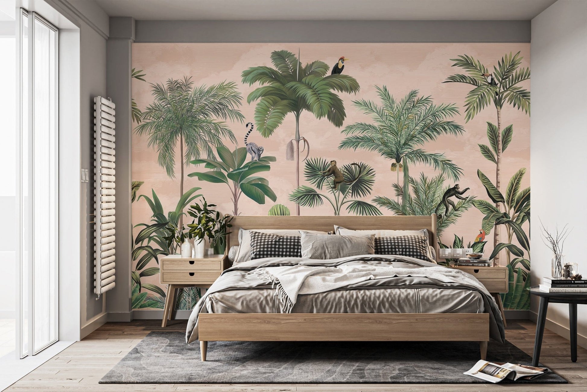 Green Forest Wallpaper Mural - Wallanza