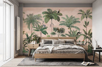 Green Forest Wallpaper Mural - Wallanza