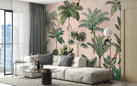 Green Forest Wallpaper Mural - Wallanza