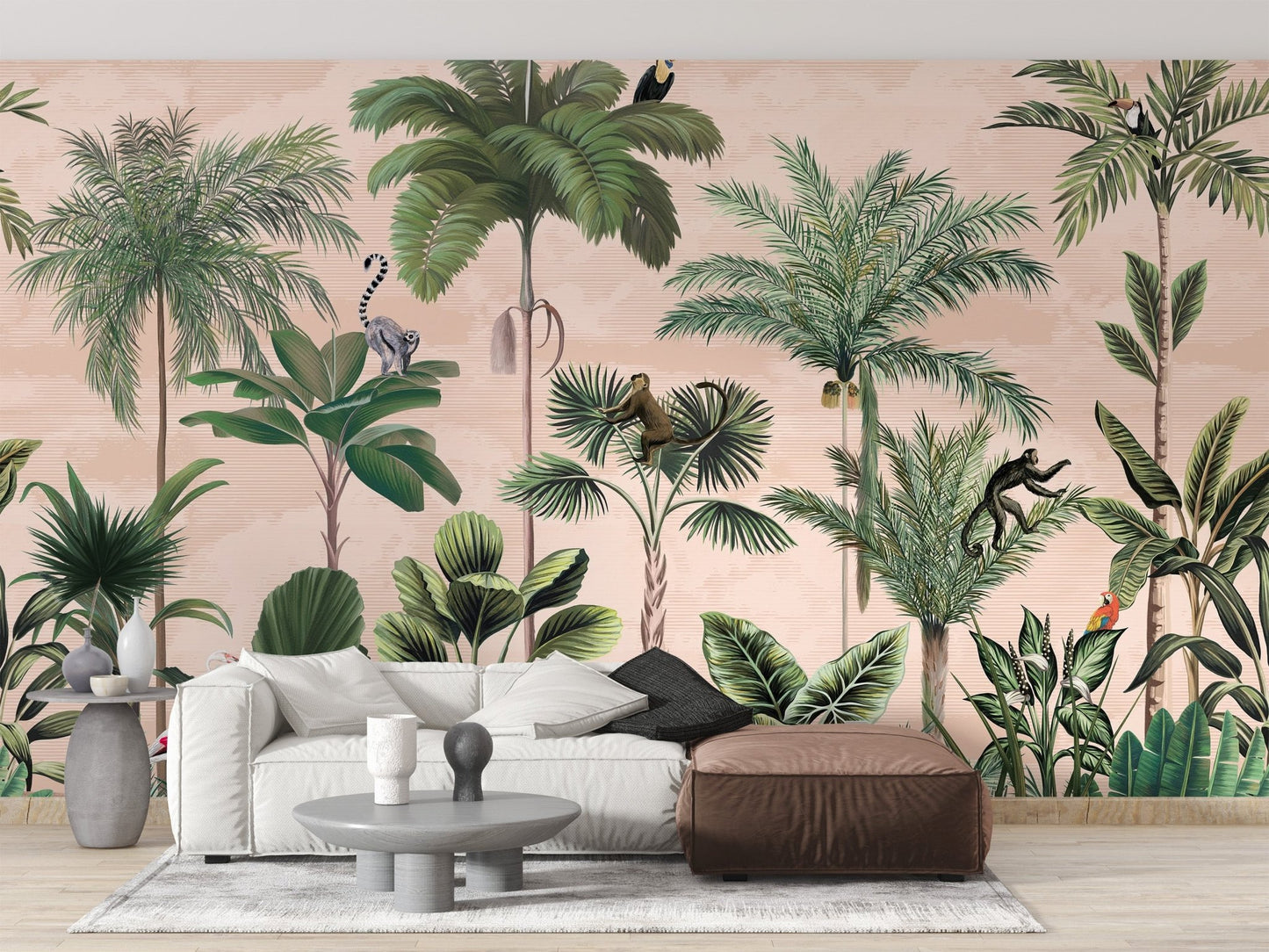 Green Forest Wallpaper Mural - Wallanza