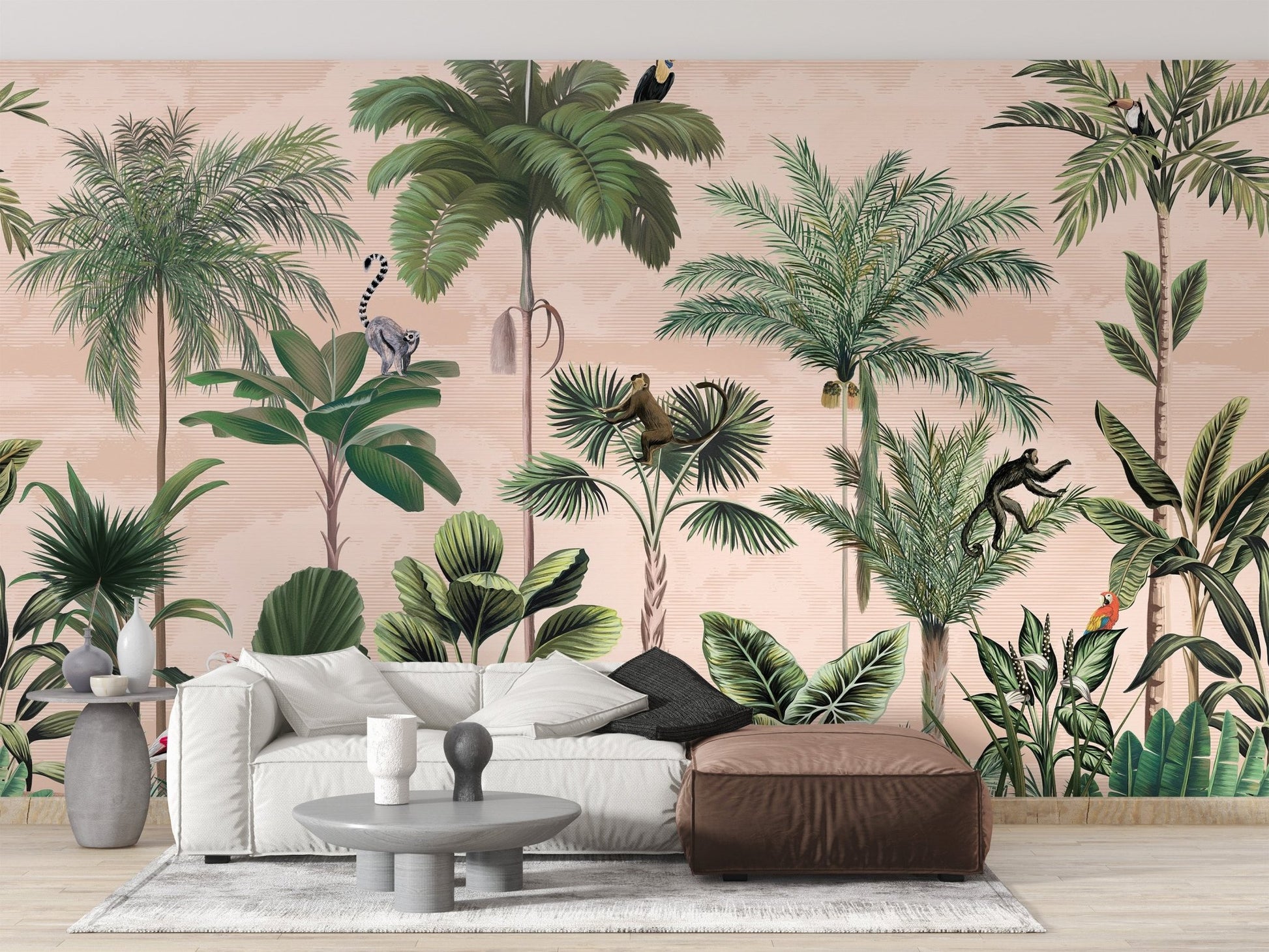 Green Forest Wallpaper Mural - Wallanza
