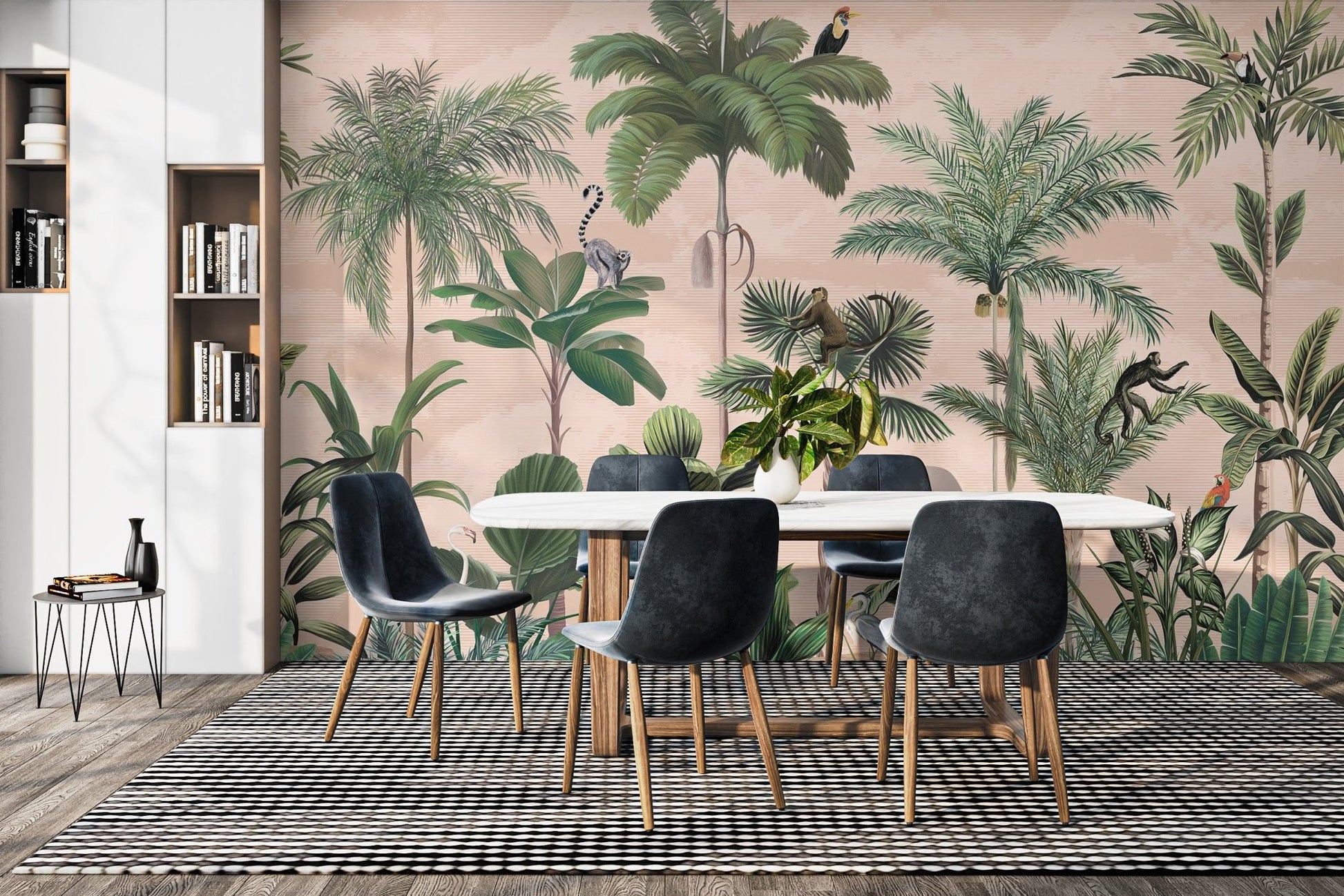 Green Forest Wallpaper Mural - Wallanza