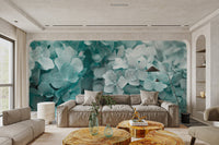 Green Hydrangea Bloom Wallpaper - Wallanza