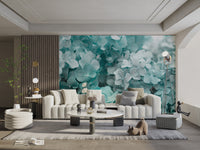 Green Hydrangea Bloom Wallpaper - Wallanza