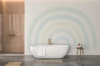 Green Rainbow kids Wallpaper - Wallanza