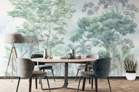 Green Tropical Jungle Wallpaper - Wallanza