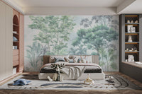 Green Tropical Jungle Wallpaper - Wallanza