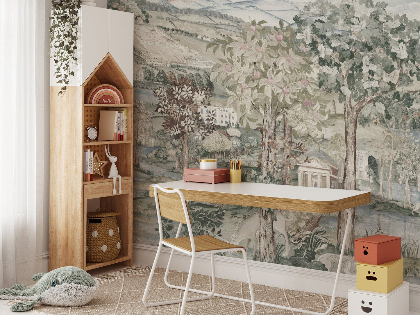 Green Zoffany Art wallpaper - Wallanza