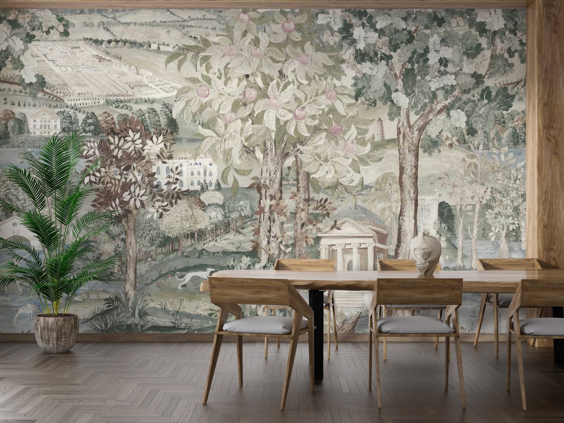 Green Zoffany Art wallpaper - Wallanza