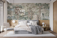 Green Zoffany Art wallpaper - Wallanza