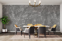 Grey Strokes Wallpaper Mural - Wallanza