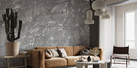 Grey Strokes Wallpaper Mural - Wallanza