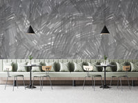 Grey Strokes Wallpaper Mural - Wallanza