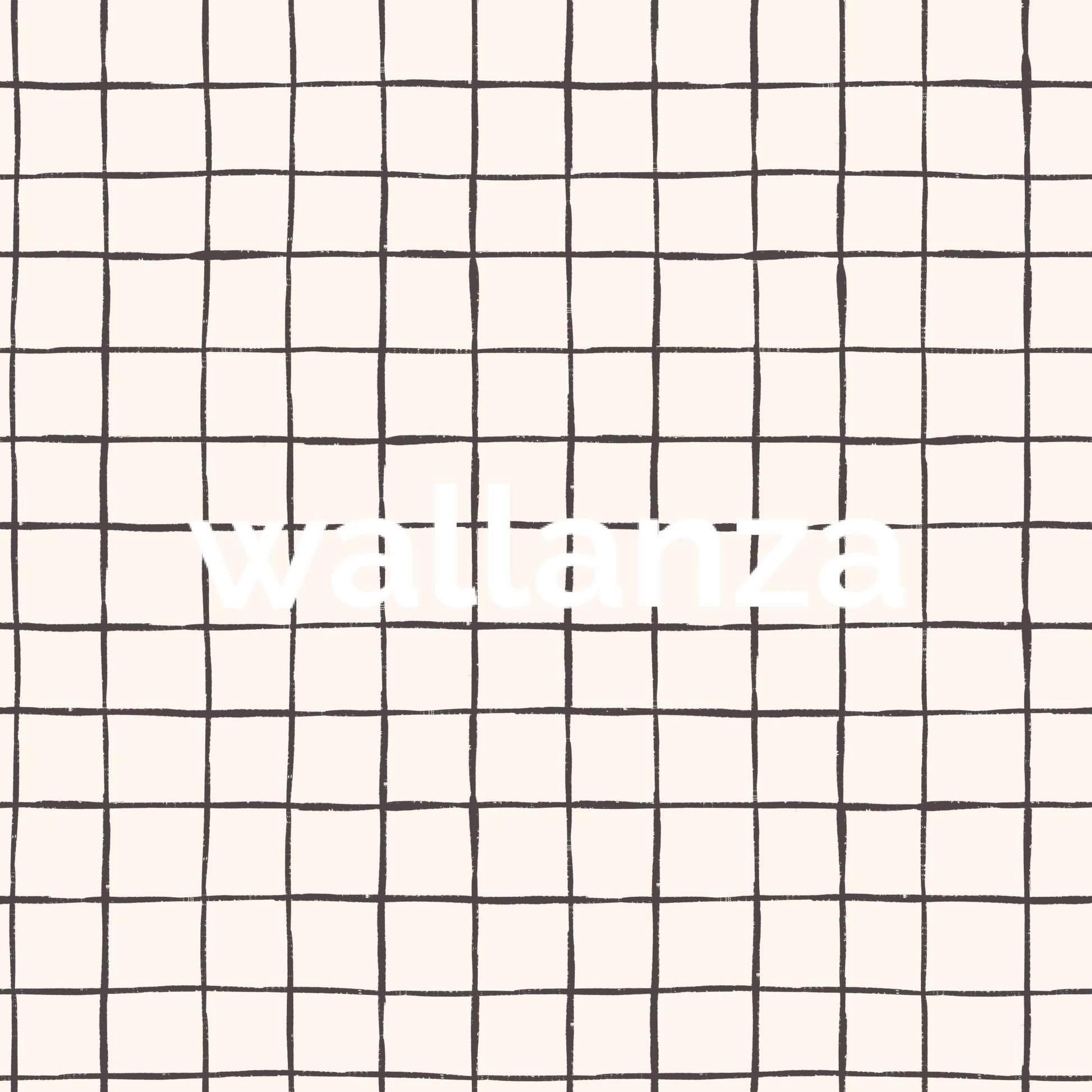 Minimal grid drawing for artistic wallpaper murals