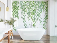 Hanging Leaves Wall Mural - Wallanza