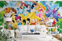 101 Dalmatians puppies running through the grass.