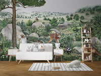 Happy Hills Wallpaper Wall Murals - Wallanza