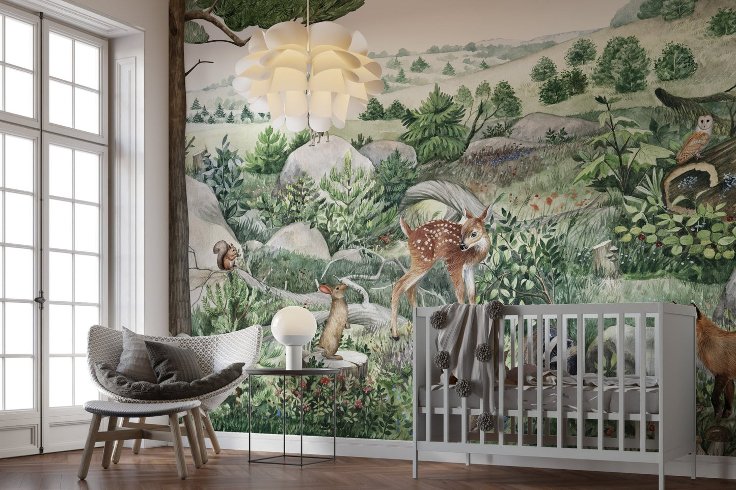 Happy Hills Wallpaper Wall Murals - Wallanza
