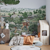 Happy Hills Wallpaper Wall Murals - Wallanza