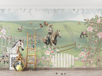 Horse Riding Adventure Wall Mural - Wallanza