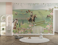 Horse Riding Adventure Wall Mural - Wallanza