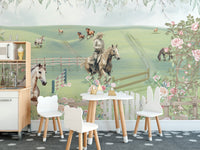 Horse Riding Adventure Wall Mural - Wallanza