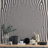 Hypnotic Pattern Wallpaper Mural - Wallanza