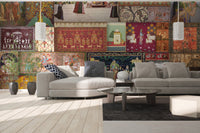 Indian Traditional Art Wall Mural - Wallanza