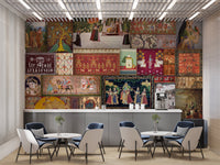 Indian Traditional Art Wall Mural - Wallanza