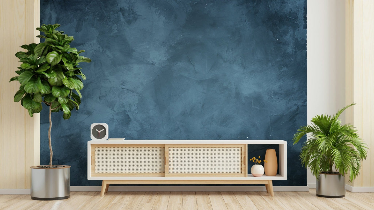Indigo Depths Texture Wall Mural - Wallanza