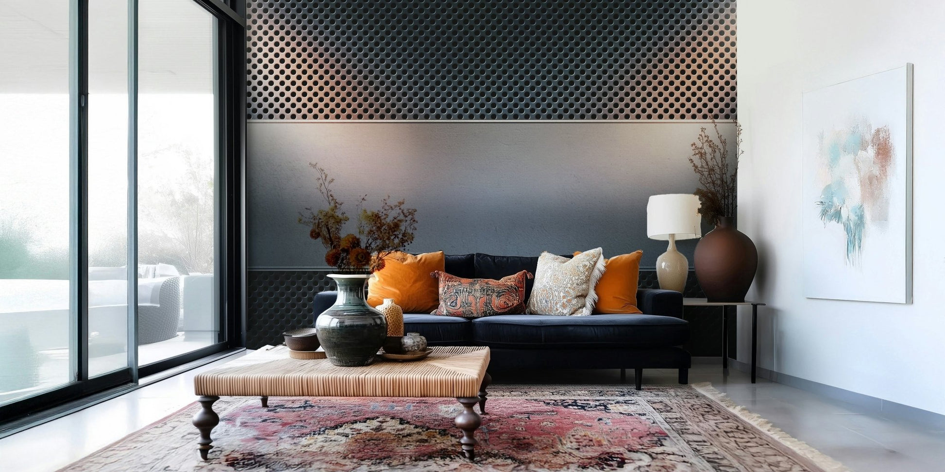 Industrial Grate Wall Mural - Wallanza